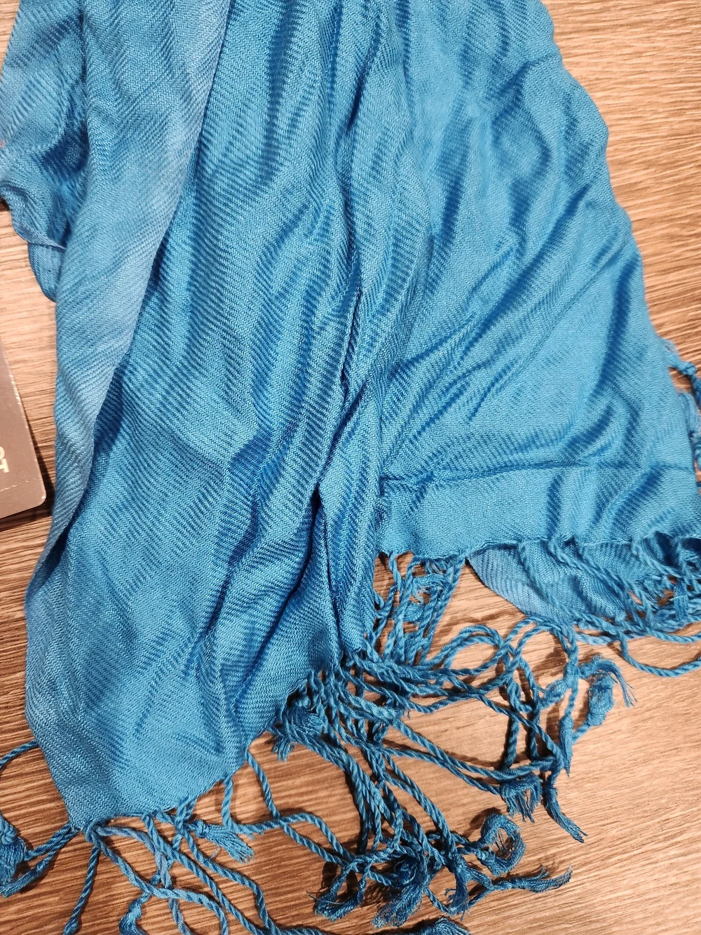 NWT Set Of Scarves Blue and Cream Fringe Scarves By Accessory St.